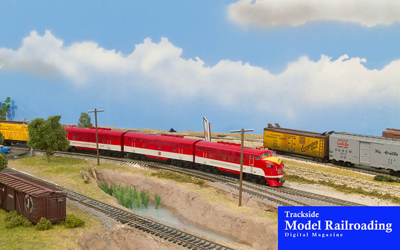 Trackside Model Railroading Clint Brown's Fort Worth and Great Northern Railroad i HO