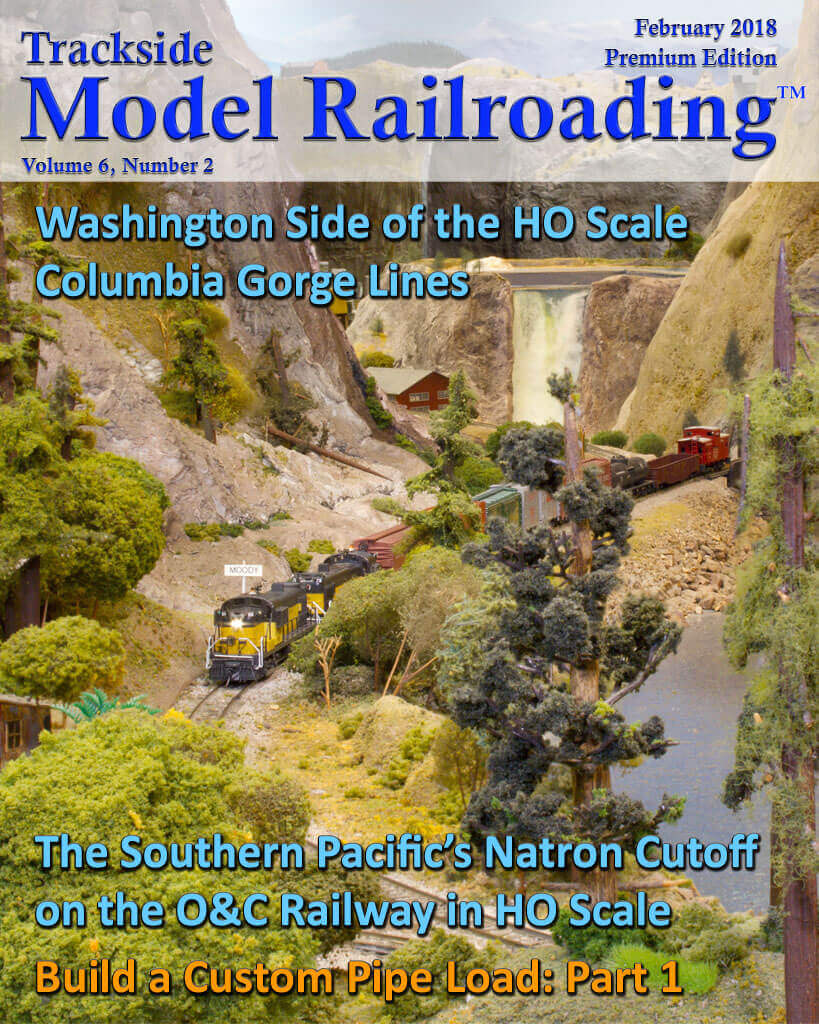 Trackside Model Railroading Digital Magazine February 2018 Cover