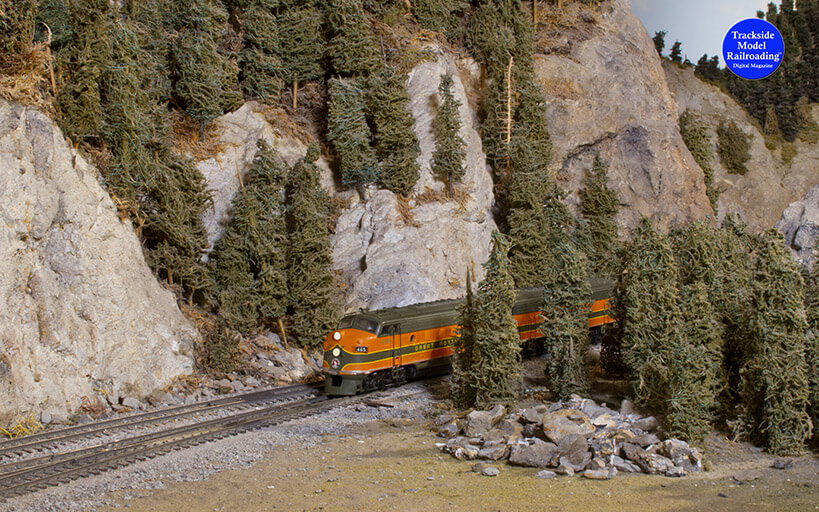 Trackside Model Railroading Great Northern Cascade Modelers in HO Scale.