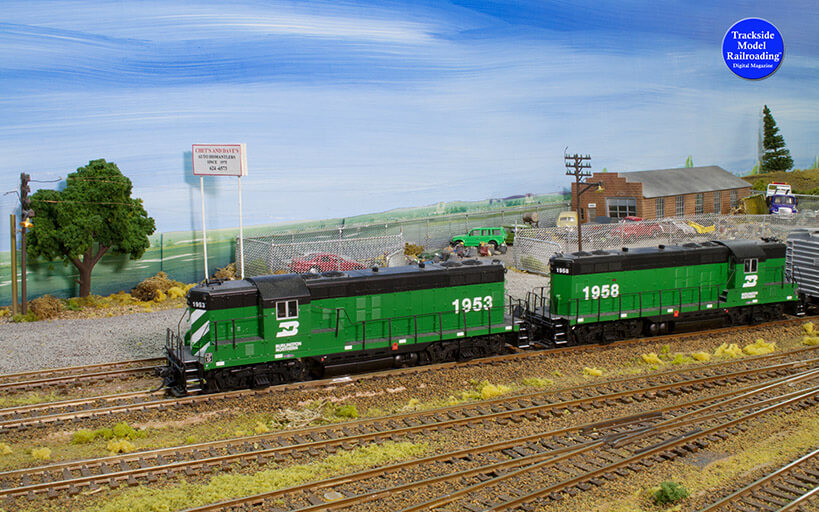 Trackside Model Railroading Disasterville in HO Scale.