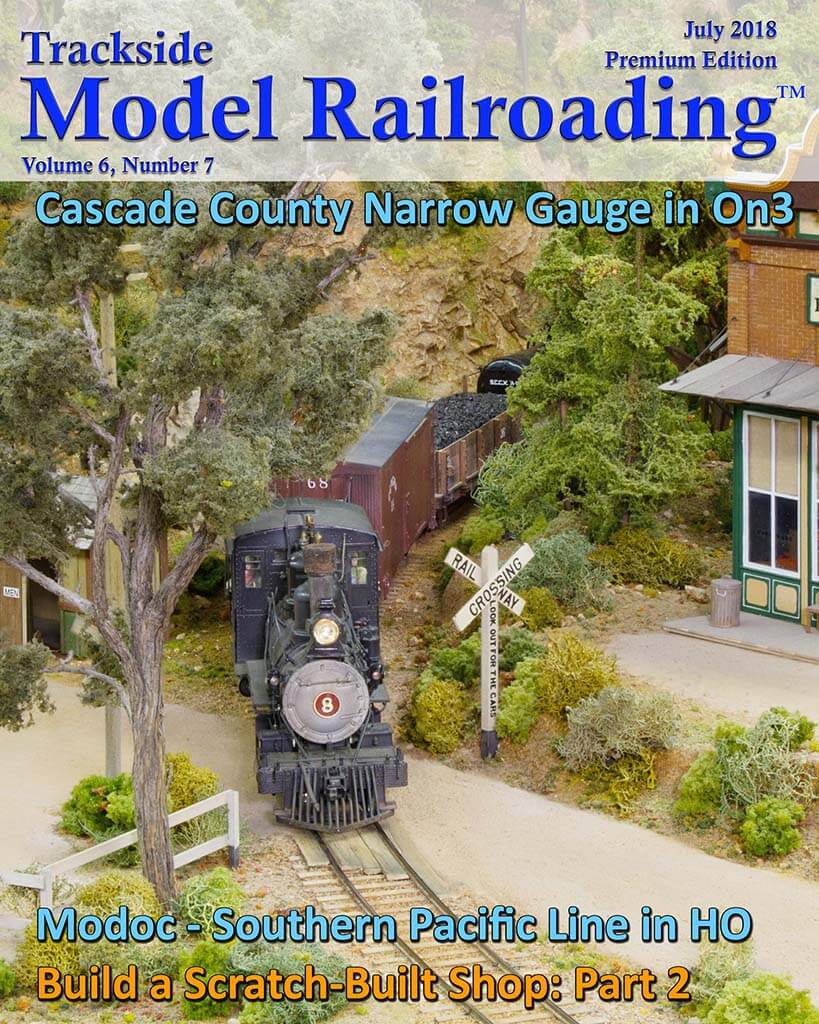 Trackside Model Railroading Digital Magazine July 2018 Cover