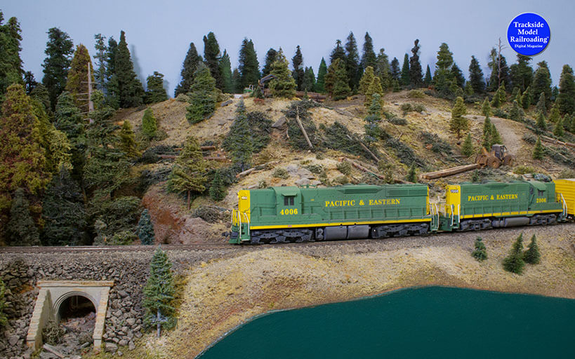 Trackside Model Railroading Pacific & Eastern Railroad in HO.