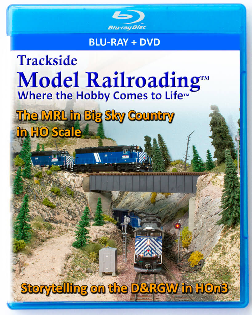 Trackside Model Railroading on DVD featuring the following: Rogue Valley Model Railroad Club's Pacific & Eastern Railroad and Richard Hutter's Ohadi Street Railway & Western