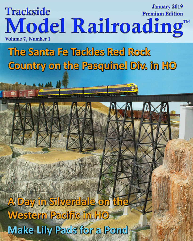 Trackside Model Railroading Digital Magazine January 2019 Cover