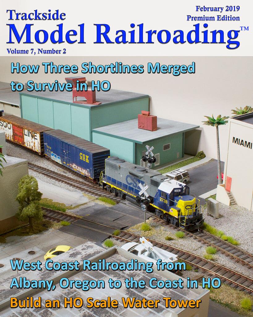 Trackside Model Railroading Digital Magazine February 2019 Cover