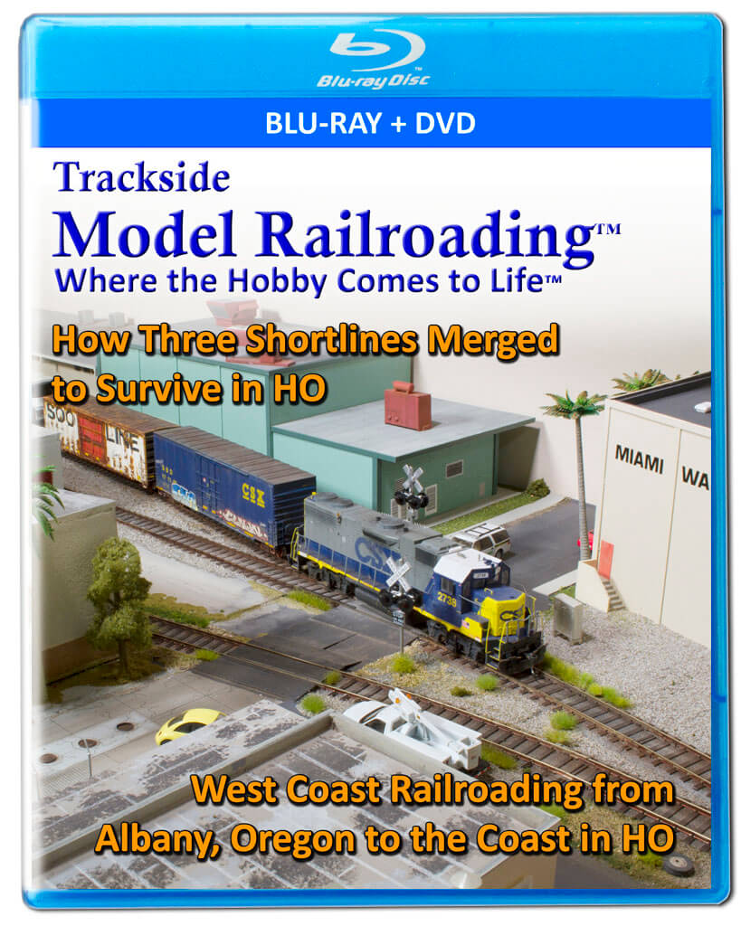 Trackside Model Railroading on DVD featuring the following: White Line Rail Systems and Cascade Pacific Railroad