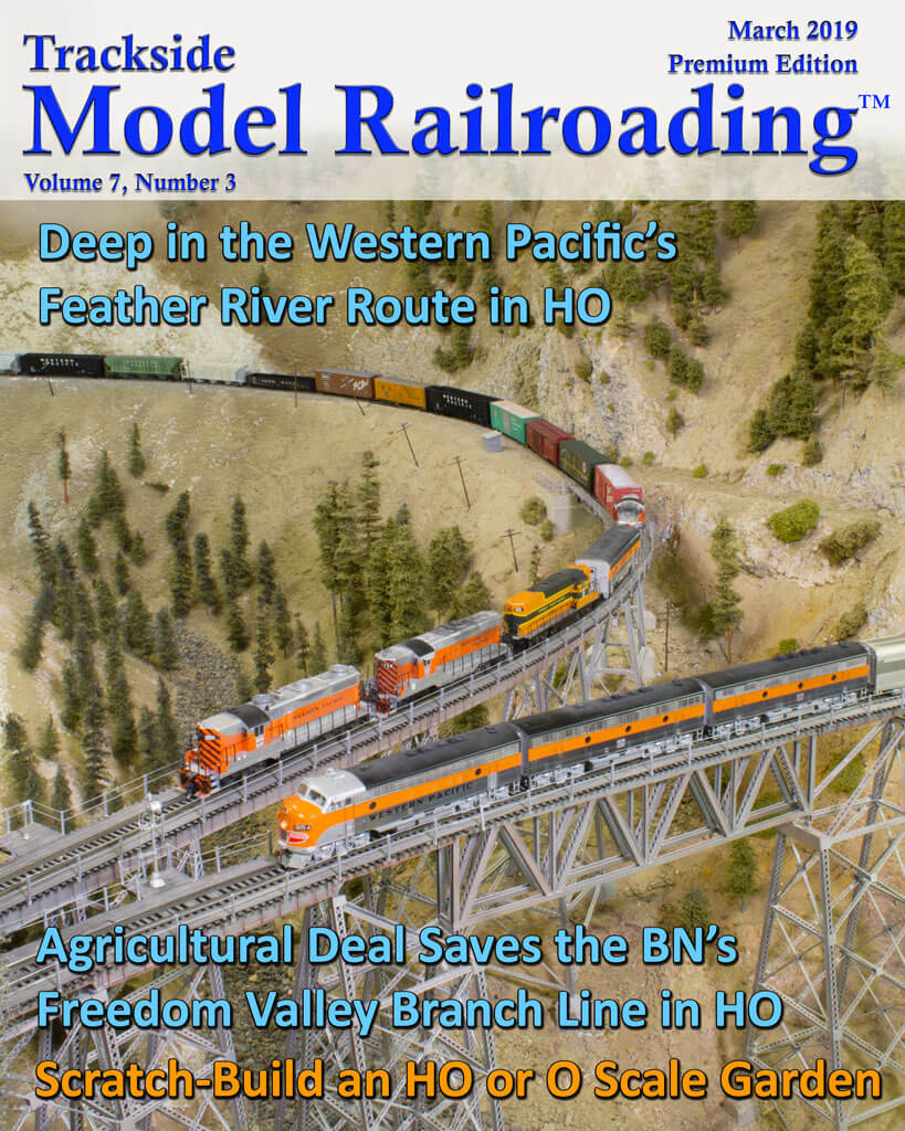 Trackside Model Railroading Digital Magazine March 2019 Cover