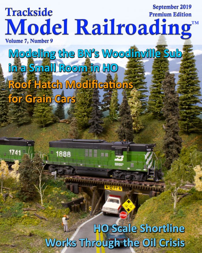 September 2019 Burlington Northern's Woodinville Sub and the Freelanced Wall to Wall, Both in HO