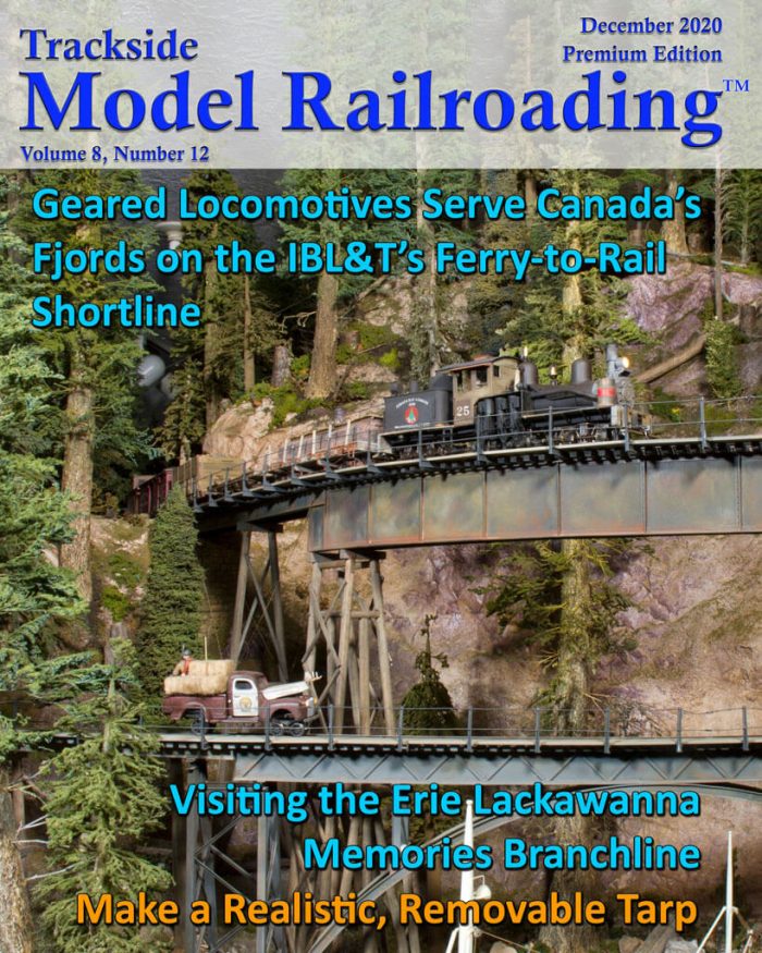 December 2020 Geared Locomotives Serve Canada's Fjords on the IBL&T's Ferry-to-Rail Shortline