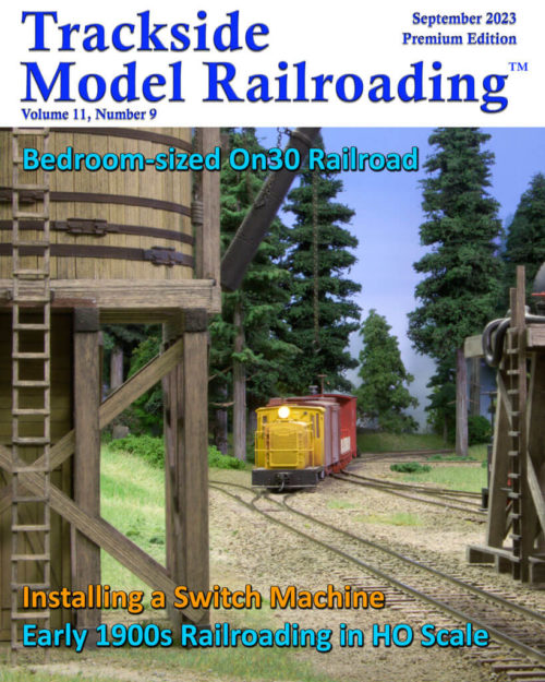 September 2023 Bedroom-sized On30 Railroad